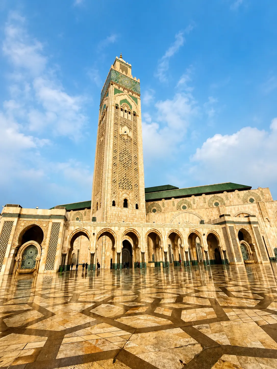 Hassan II Mosque during Morocco Itinerary 7 Days